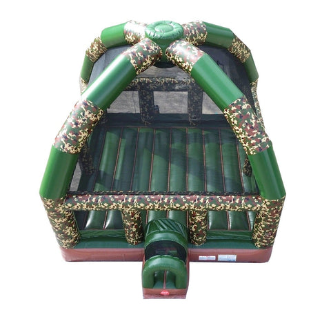Big Bubba 22' x 22' Giant Camo Bounce House with Blower