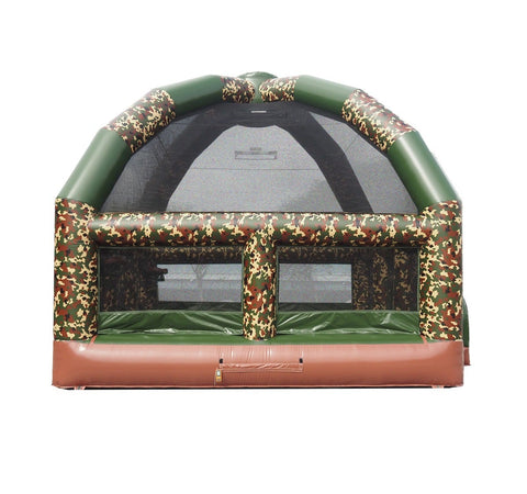 Big Bubba 22' x 22' Giant Camo Bounce House with Blower