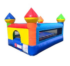Junior Rainbow Castle Indoor Bounce House with Blower