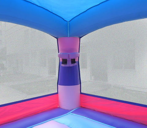 Rental Lite Deluxe Pink Inflatable Bounce House with Blower
