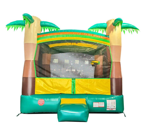 Rental Lite Deluxe Tropical Bounce House with Blower