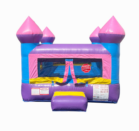 Rental Lite Junior Pink Castle Indoor Bounce House with Blower
