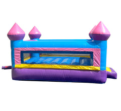 Rental Lite Junior Pink Castle Indoor Bounce House with Blower