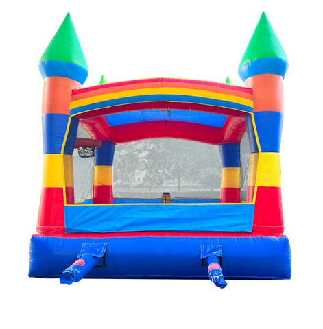 Rental Lite Deluxe Rainbow Bounce House with Blower