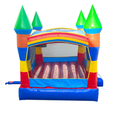 Rental Lite Deluxe Rainbow Bounce House with Blower