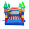 Image of Rental Lite Deluxe Rainbow Bounce House with Blower