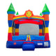 Rental Lite Rainbow Smiley Face Castle Inflatable Bounce House with Blower
