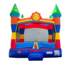 Image of Rental Lite Rainbow Smiley Face Castle Inflatable Bounce House with Blower