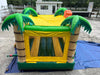Image of Rental Lite Tropical Jungle Smiley Face Inflatable Bounce House with Blower