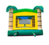 Image of Rental Lite Tropical Jungle Smiley Face Inflatable Bounce House with Blower