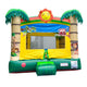 Rental Lite Tropical Jungle Smiley Face Inflatable Bounce House with Blower