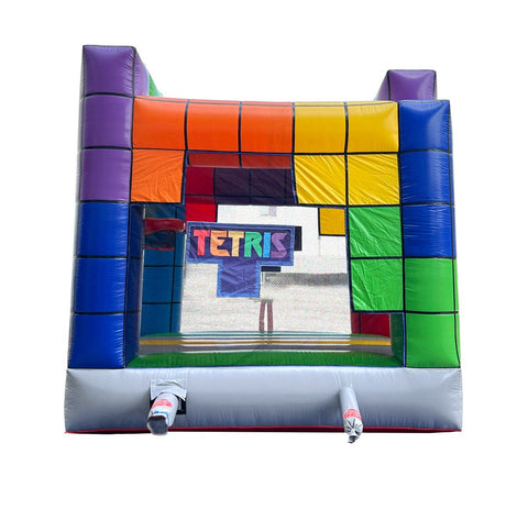 Rental Lite Tetris® Bounce House with Blower by POGO Bounce House