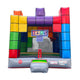 Rental Lite Tetris® Bounce House with Blower by POGO Bounce House
