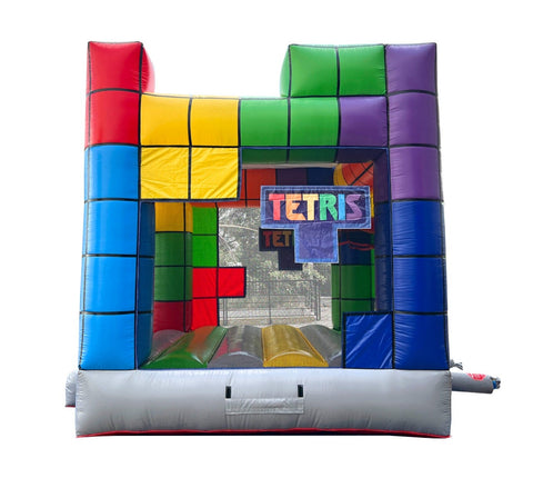 Rental Lite Tetris® Bounce House with Blower by POGO Bounce House