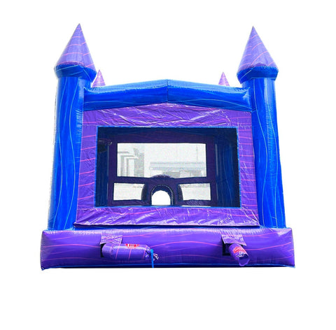 Purple Marble Modular Bounce House with Blower