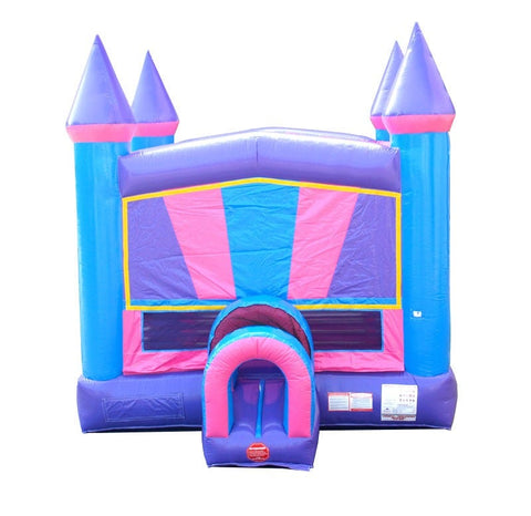 Modular Pink Bounce House with Blower