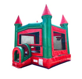 Red Marble Modular Bounce House with Blower