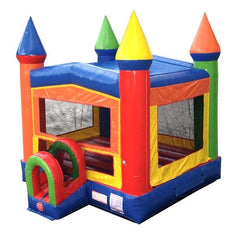 Rainbow Modular Bounce House with Blower