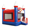 Image of Patriotic Red, White & Blue Bounce House with Blower
