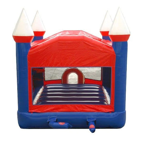 Patriotic Red, White & Blue Bounce House with Blower