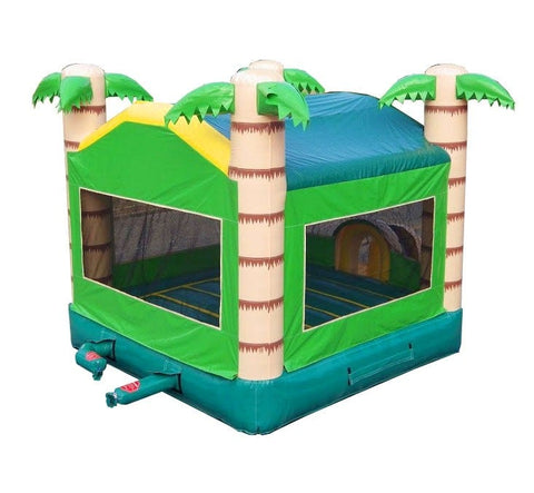 Tropical Paradise Bounce House with Blower
