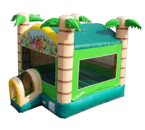 Tropical Paradise Bounce House with Blower