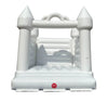 Image of White Wedding Castle Bounce House with Blower