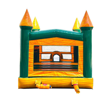 Yellow Marble Modular Bounce House with Blower
