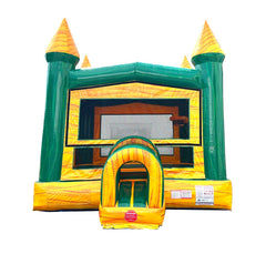 Yellow Marble Modular Bounce House with Blower