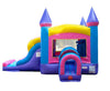 Image of Save on Kids Commercial Inflatable Bounce House and Double Lane Slide Combo with Blower