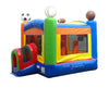 Image of Buy Kids Sports Inflatable Castle Bounce House and Double Lane Slide Combo with Blower