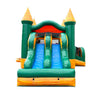 Image of Kids Yellow Marble Double Lane Slide Combo with Blower