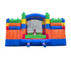 Image of Rental Lite Building Block Double Slide Bounce House Combo with Blower, Removable Pools