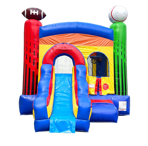 Rental Lite Deluxe Sports Combo with Blower and Pool