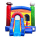 Rental Lite Deluxe Sports Inflatable Water Slide Bounce House Combo with Blower