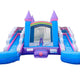 Rental Lite Pink Double Slide Bounce House Combo with Blower, Removable Pools