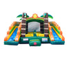 Image of Rental Lite Tropical Double Slide Bounce House Combo with Blower, Removable Pools