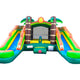 Rental Lite Tropical Inflatable Double Water Slide Bounce House with Blower