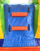 Image of Rental Lite Rainbow Castle Bounce House Slide Combo with Wet Pool Attachment