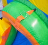 Image of Rental Lite Rainbow Castle Bounce House Slide Combo with Wet Pool Attachment