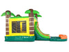 Image of Rental Lite Tropical Bounce House Slide Combo with Non-Removable Pool