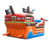 Image of Deluxe Pirate Ship Bounce House and Slide Combo with Blower