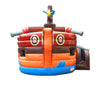 Image of Deluxe Pirate Ship Bounce House and Slide Combo with Blower