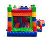 Image of Modular Building Block Inflatable Water Slide Bounce House Combo with Blower by POGO Bounce House