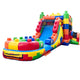 Mega Building Block Inflatable Water Slide Bounce House with Blower