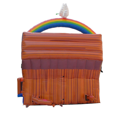 Deluxe Noah's Ark Bounce House and Slide Combo with Blower