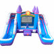 Rental Lite Pink Inflatable Double Water Slide Bounce House with Blower