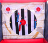 Image of Interactive Throwing Game with Blower - Battle Axe, Red White and Blue