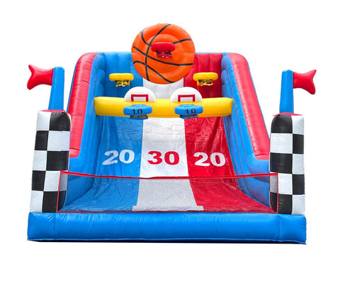 Hoops Basketball Inflatable Shooting Game with Blower by POGO Bounce House
