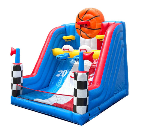 Hoops Basketball Inflatable Shooting Game with Blower by POGO Bounce House